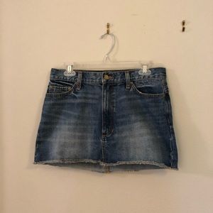 Free people denim skirt